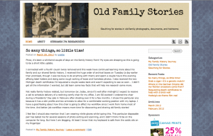 screenshot of blog design from 12 April 2012