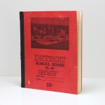 Vintage Detroit school notebook