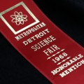 Metropolitan Detroit Science Fair ribbon 1968 - honorable mention